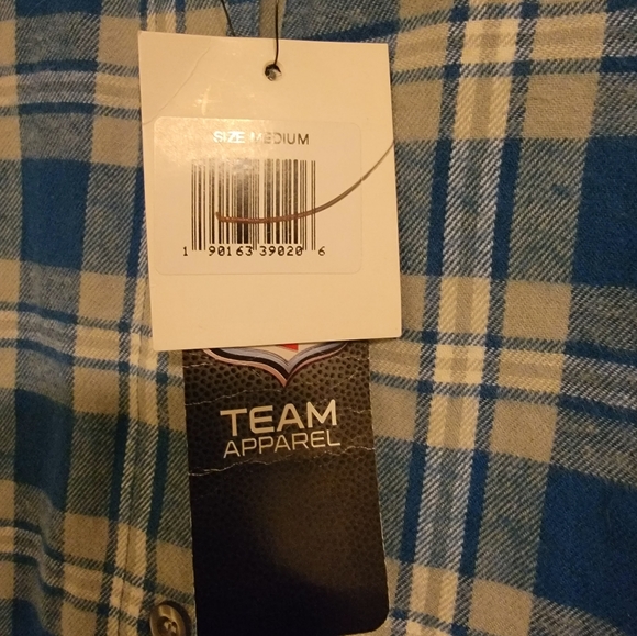 Women's Detroit Lions Wordmark Flannel Shirt - Picture 4 of 6